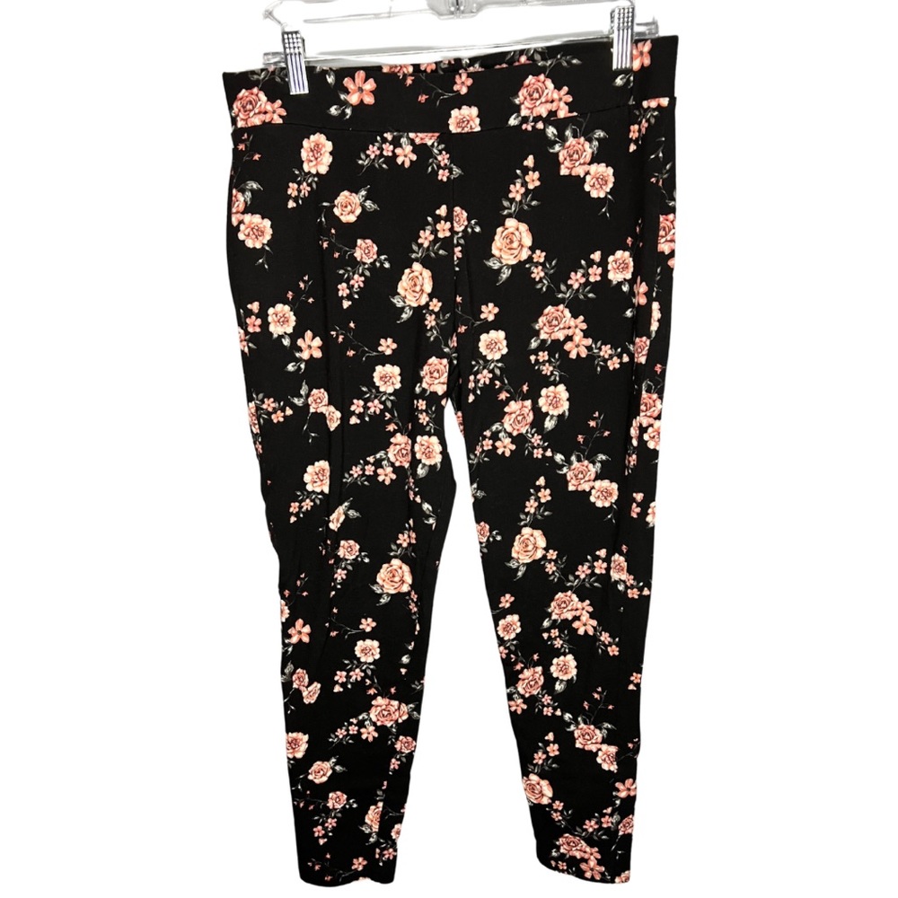 Torrid size 2 floral black leggings